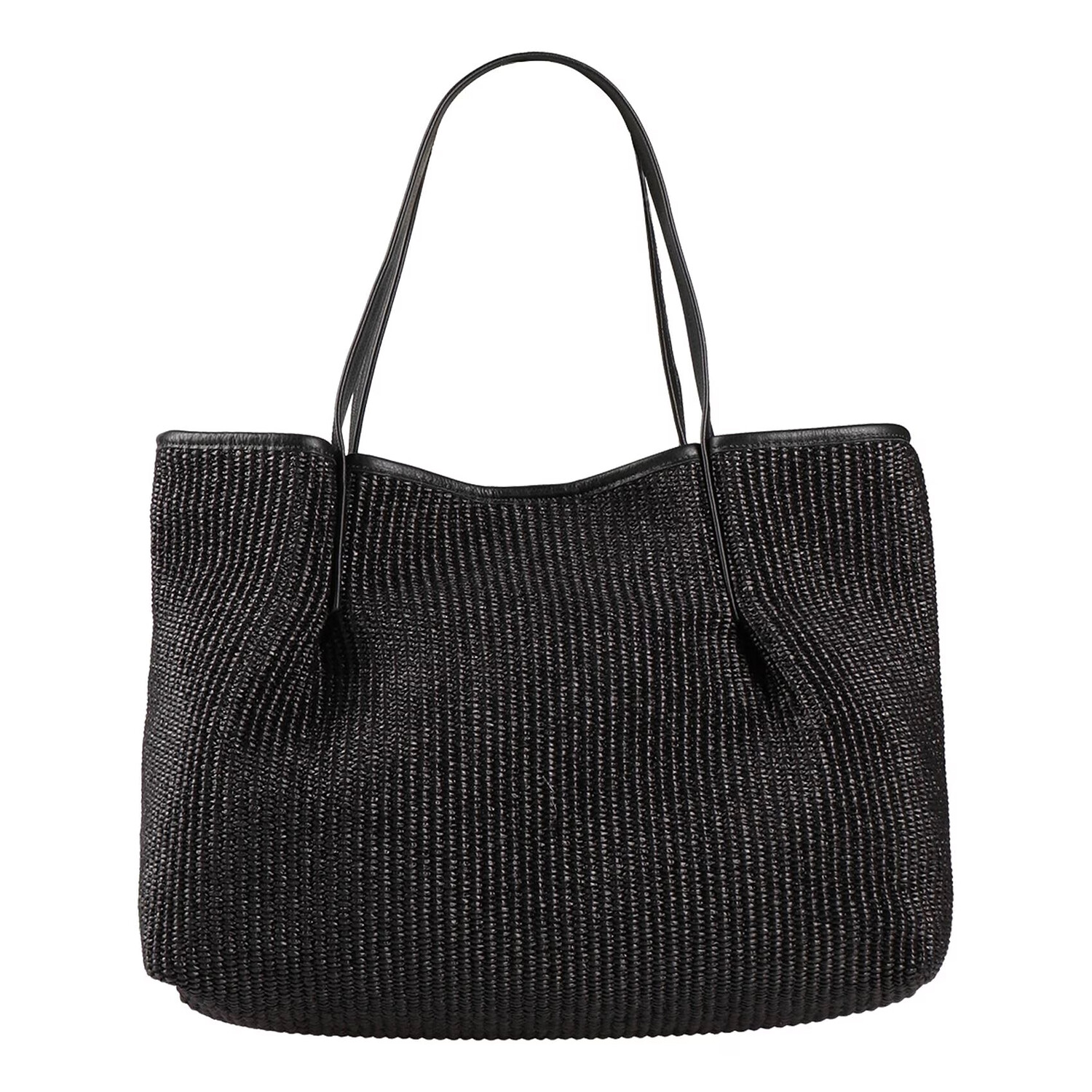 

Сумка-шоппер Laura Di Maggio Maxi Raffia, черный