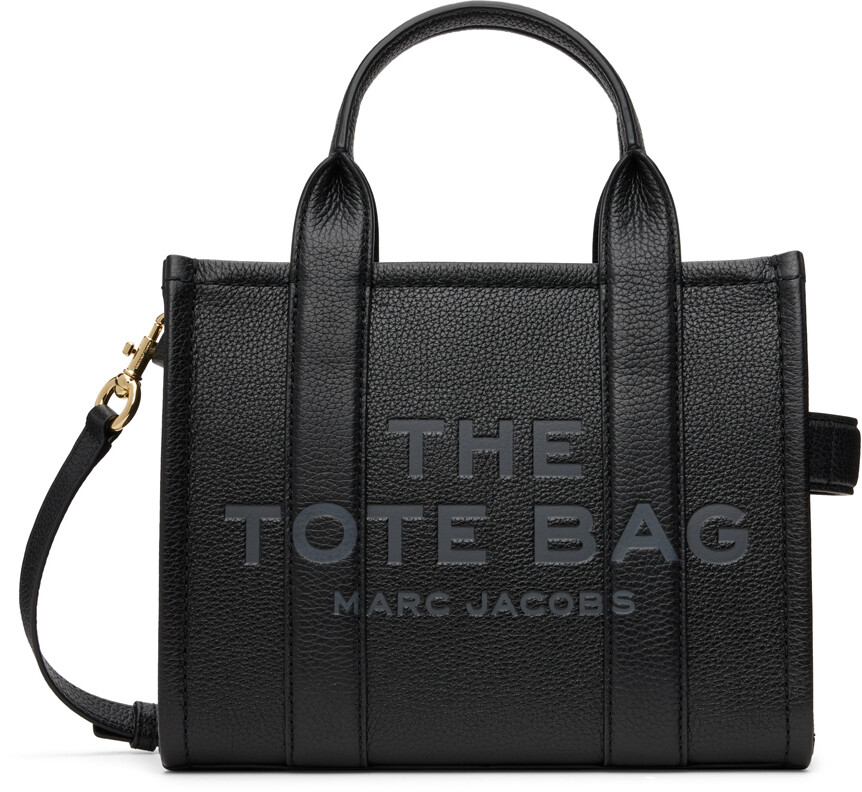 

Черная большая сумка 'The Leather Mini Tote Bag' Marc Jacobs