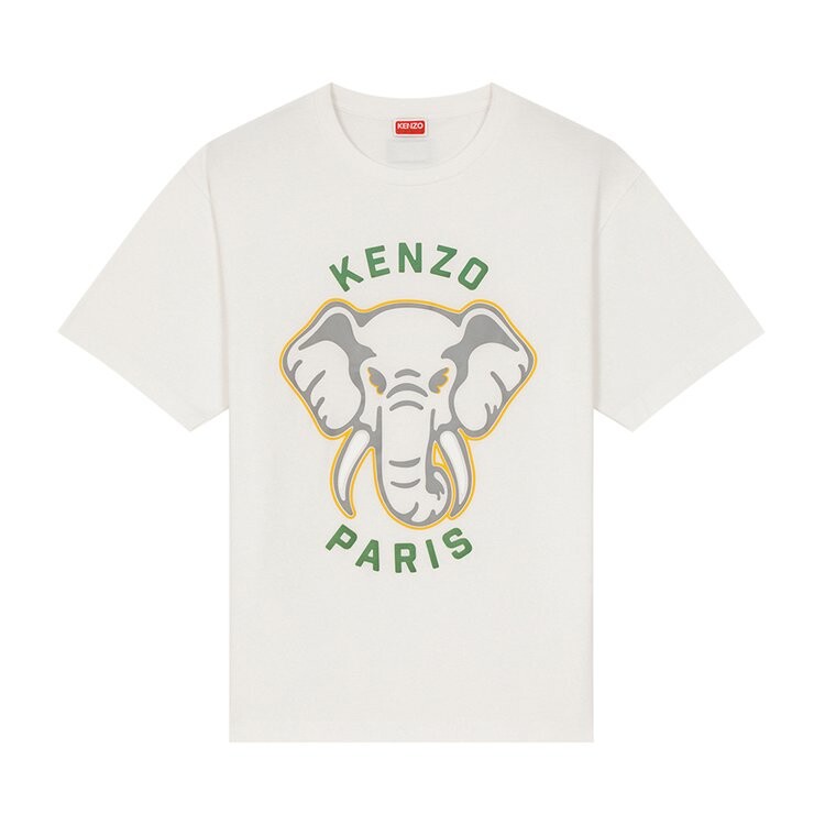 

Футболка Kenzo Oversize T-Shirt Off White, белый