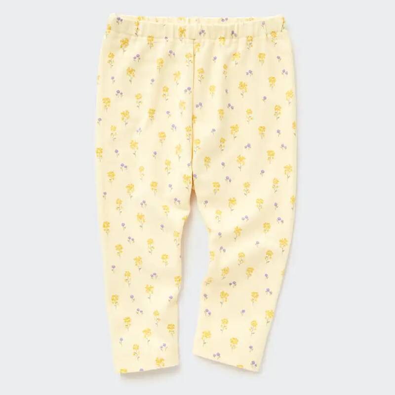 

Легинсы для малышей Uniqlo Toddler Flower Print, желтый