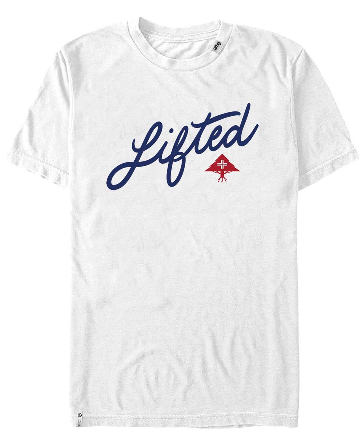 

Мужская футболка с коротким рукавом lrg angled script Fifth Sun, белый