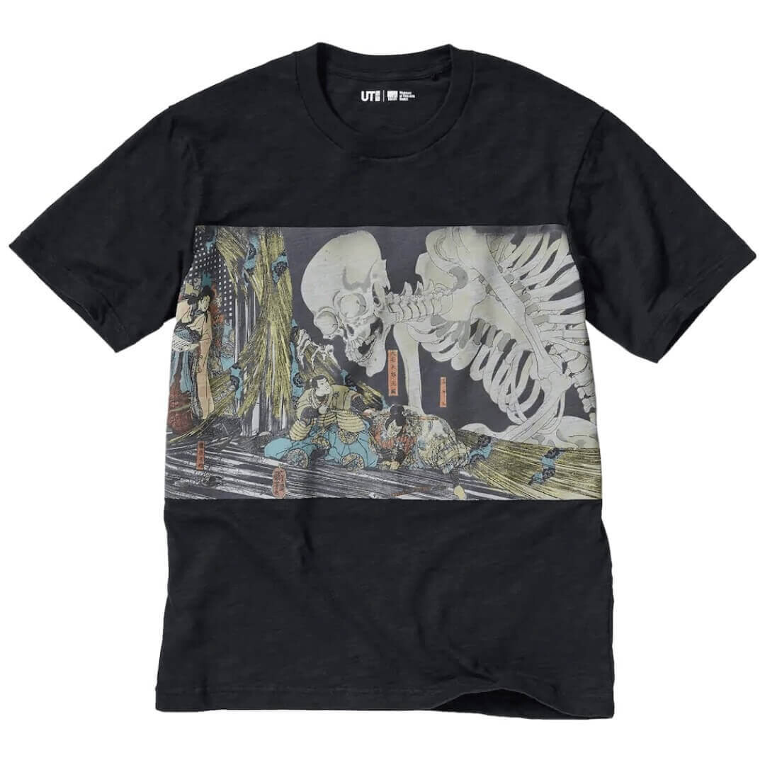

Футболка Uniqlo UT Graphic Ukiyo-e (Kuniyoshi), черный (Размер XL)