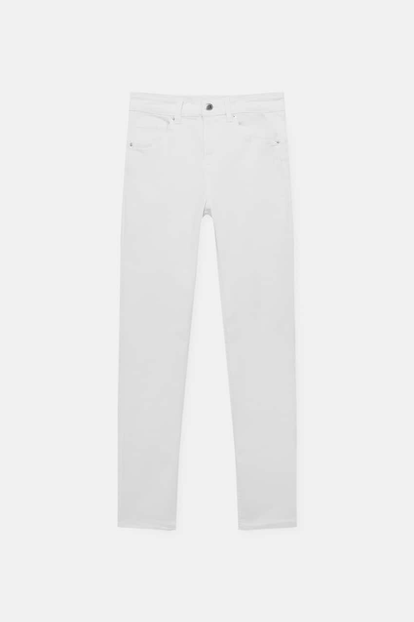 

Джинсы средней посадки Pull&Bear Push Up, белый