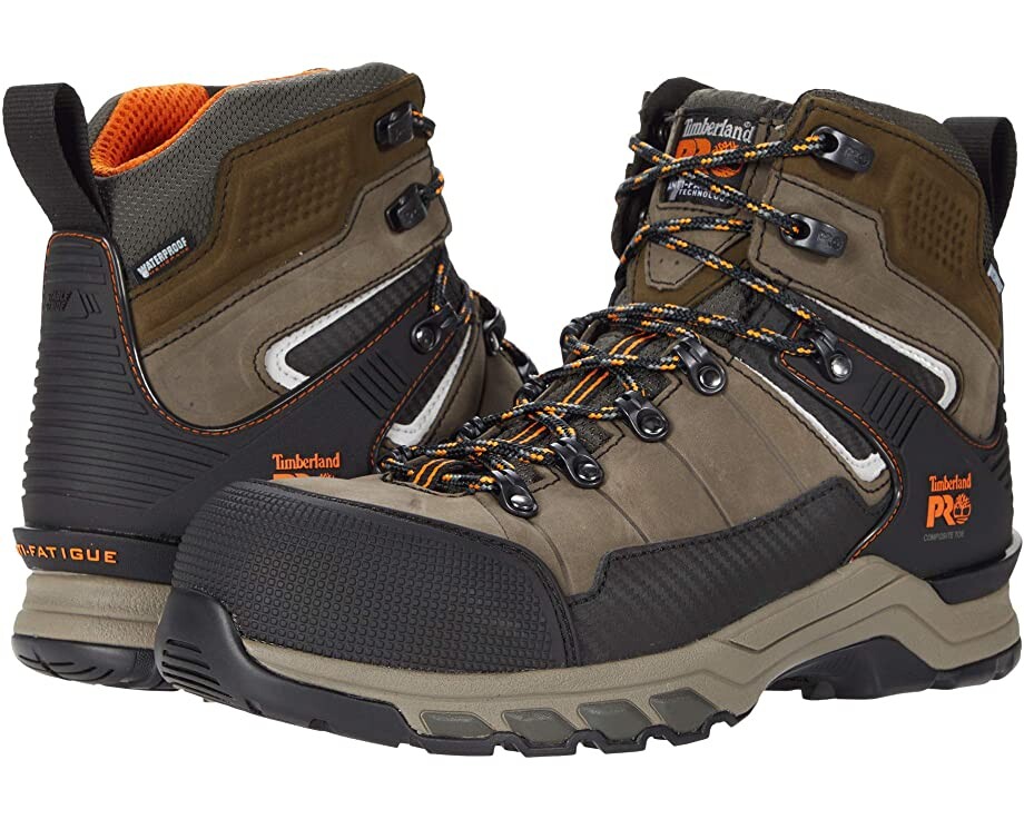 

Ботинки Hypercharge TRD Waterproof Composite Safety Toe Timberland PRO, коричневый