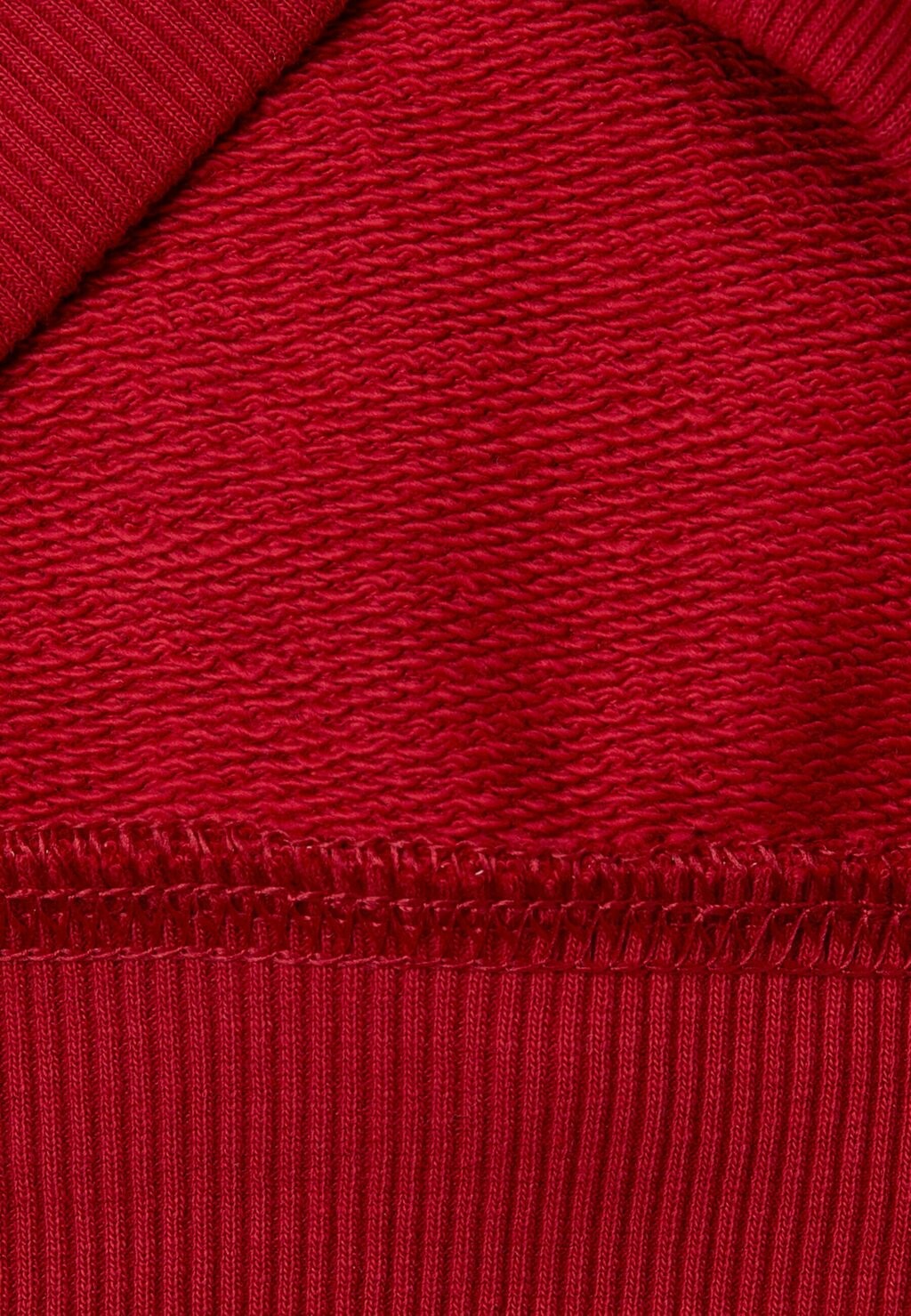 

Толстовка POUCH AND EMBROIDERED LOGO AT FRONT United Colors of Benetton, красный