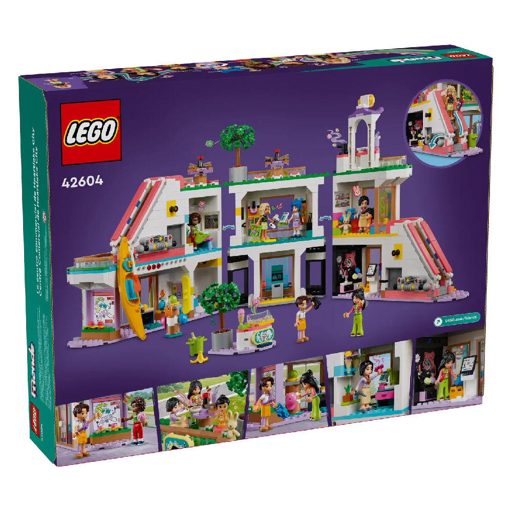 Конструктор Lego Heartlake City Shopping Mall 42604, 1237 деталей конструктор lego friends 41687 волшебные ярмарочные стенды