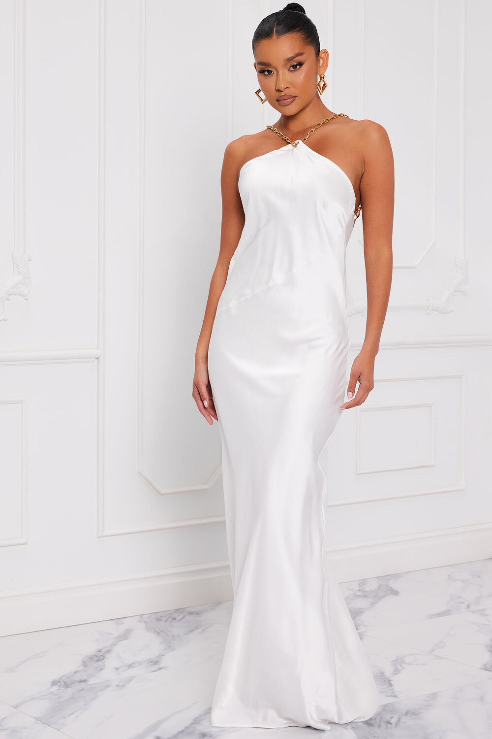 

Платье Fashion Nova LD9615, белый