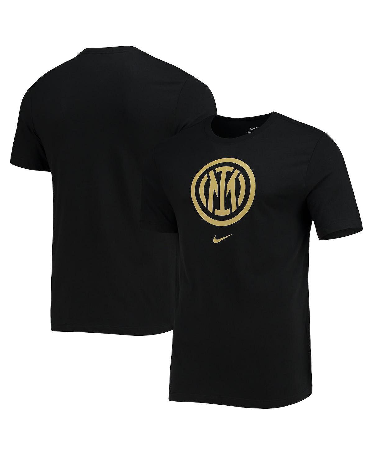 

Мужская черная футболка с гербом inter milan evergreen crest Nike, черный