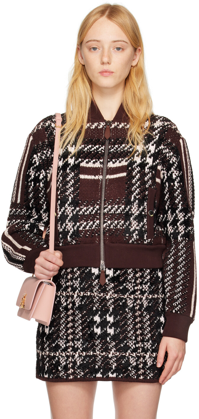 

Коричневый бомбер Caitryn Burberry