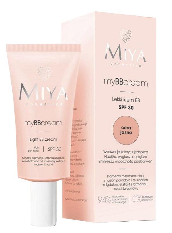 

Miya myBBcream SPF30 ВВ крем для лица, Jasny