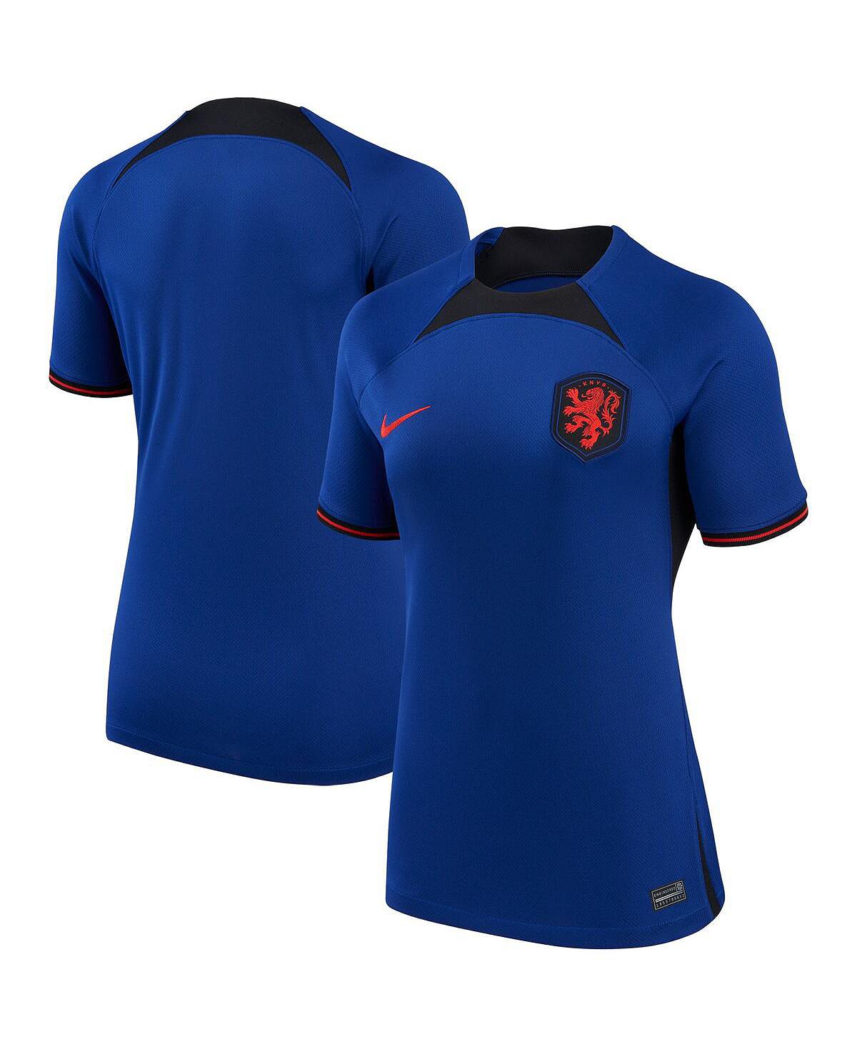 Футболка Nike Women's Royal Netherlands National Team 2022/23, темно-синий пауэрбанк камень заряд бодрости на 2022 год