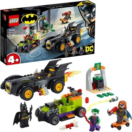 

Конструктор Lego DC Бэтмен и Джокер с автомобилями