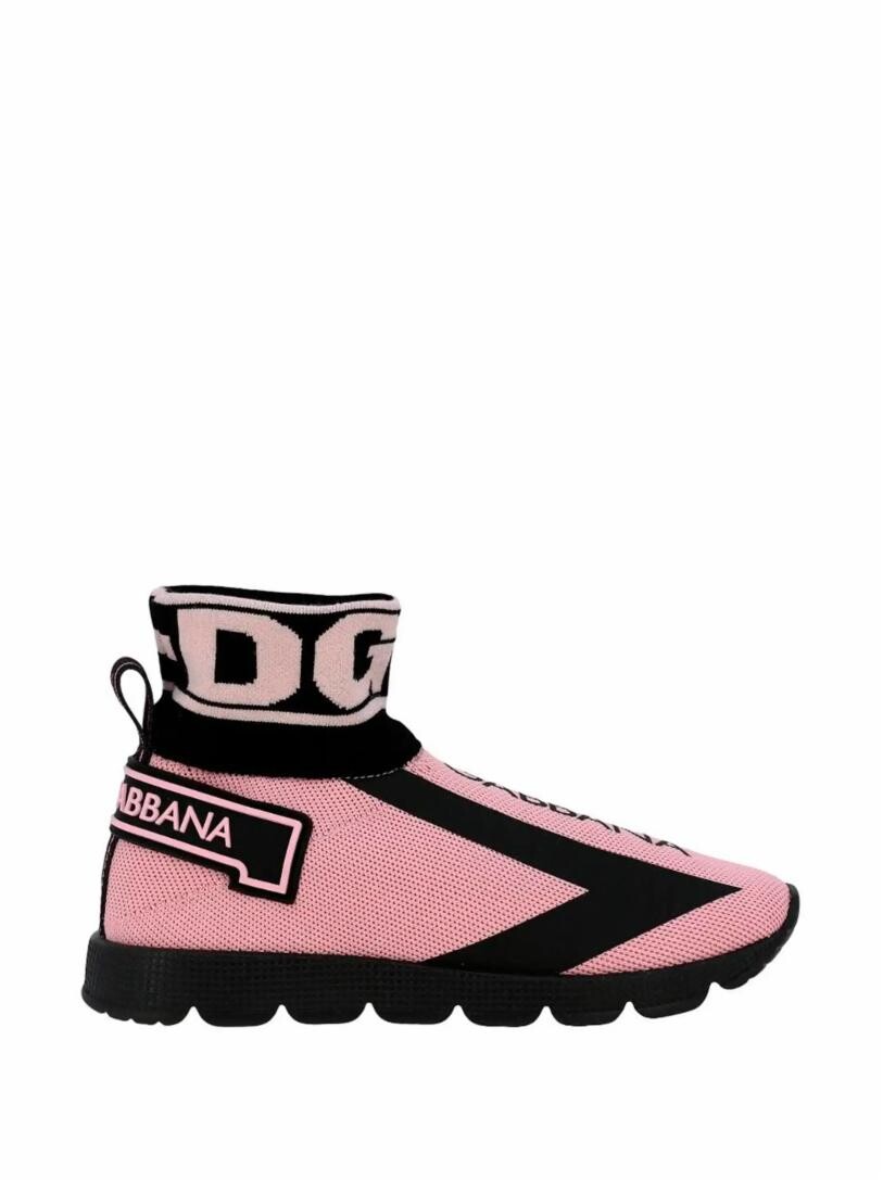 

Текстильные кроссовки с логотипом Dolce&Gabbana