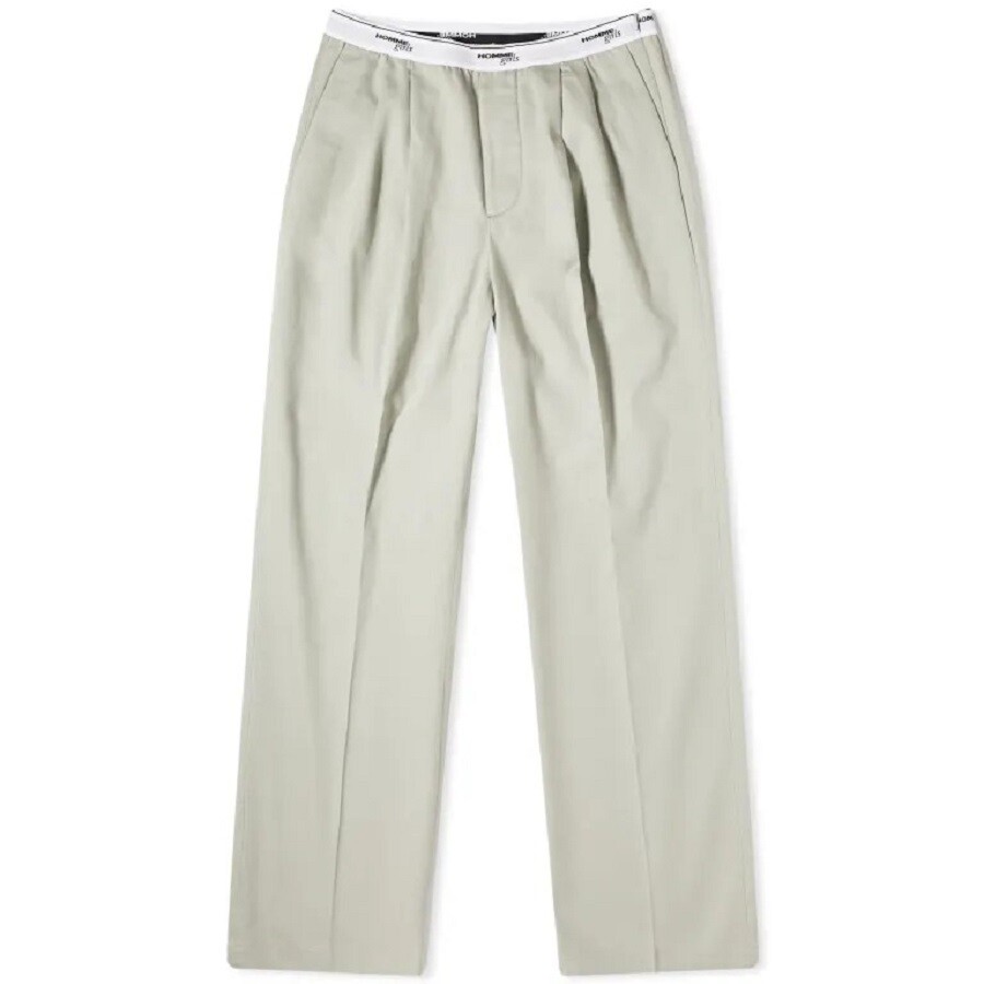 

Брюки Hommegirls Pleated Elastic Waitband, серый