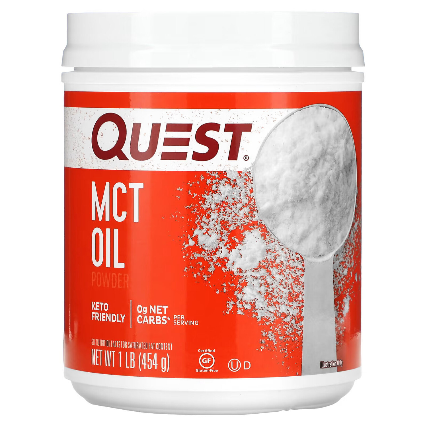 

Quest Nutrition, Порошок MCT, 16 унций (454 г)