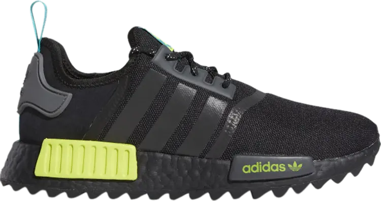 

Кроссовки Adidas NMD_R1 Trail 'Black Solar Yellow', черный