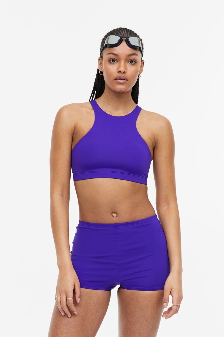 

Короткие плавки бикини H&M, темно фиолетовый