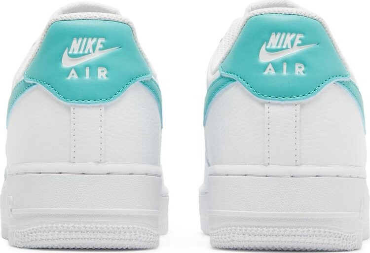 Nike air force 1 teal swoosh sale