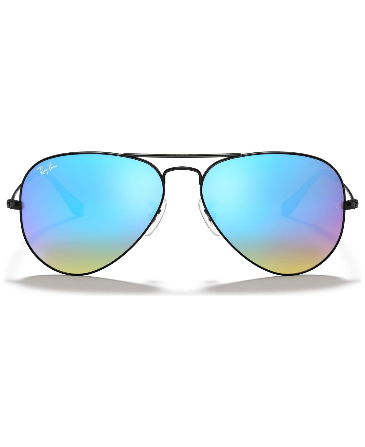 Солнцезащитные очки, rb3025 aviator flash lenses gradient Ray-Ban, мульти
