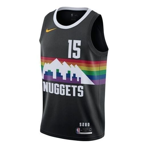 

Майка Nike NBA Denver Nuggets Nikola Jokic Basketball, черный/мультиколор