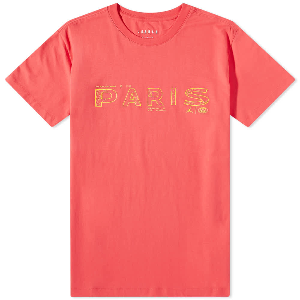 

Футболка Air Jordan X PSG Graphic, красный
