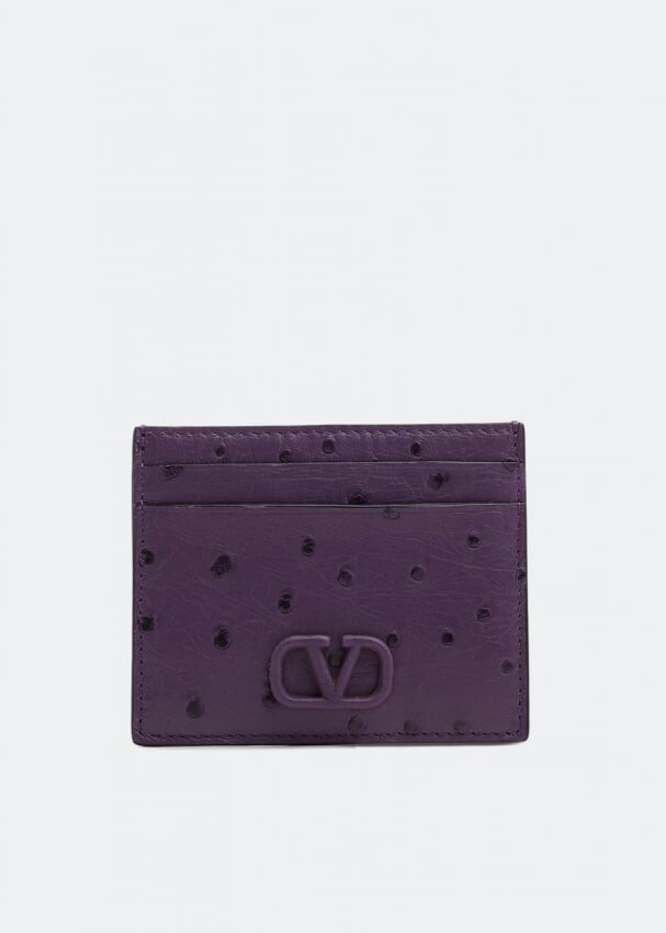 

Картхолдер VALENTINO GARAVANI VLogo Signature card holder, фиолетовый
