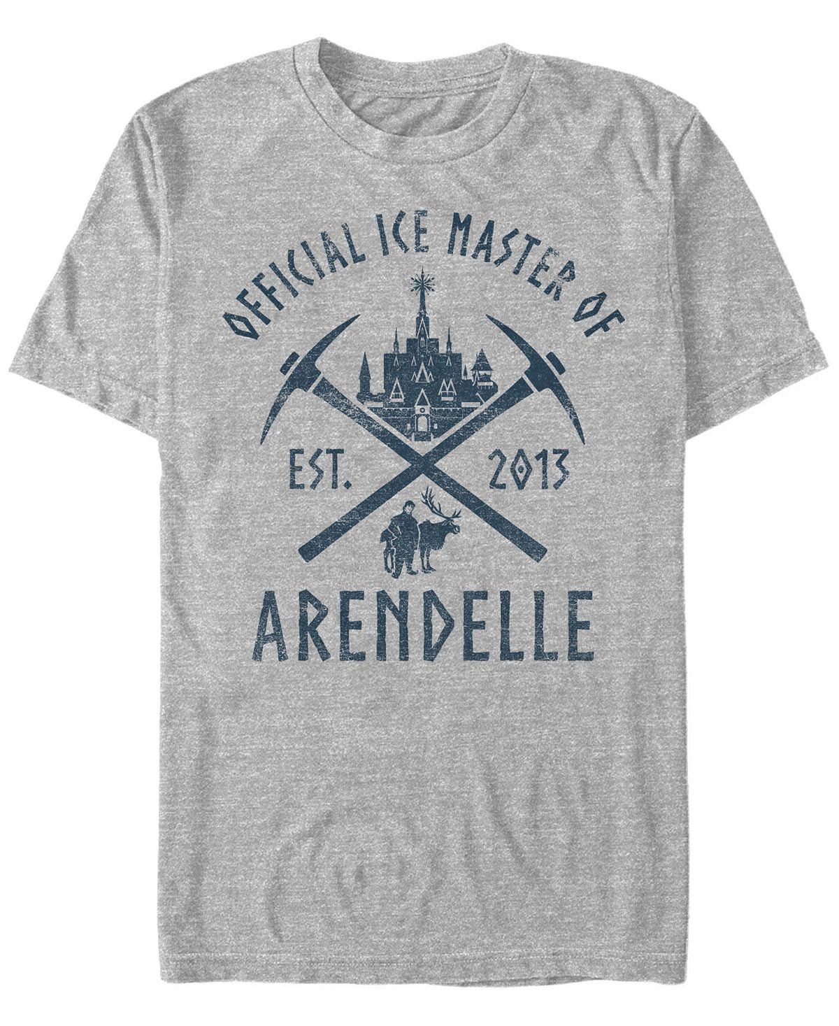 Мужская футболка с коротким рукавом frozen camp arendelle ice Fifth Sun, мульти