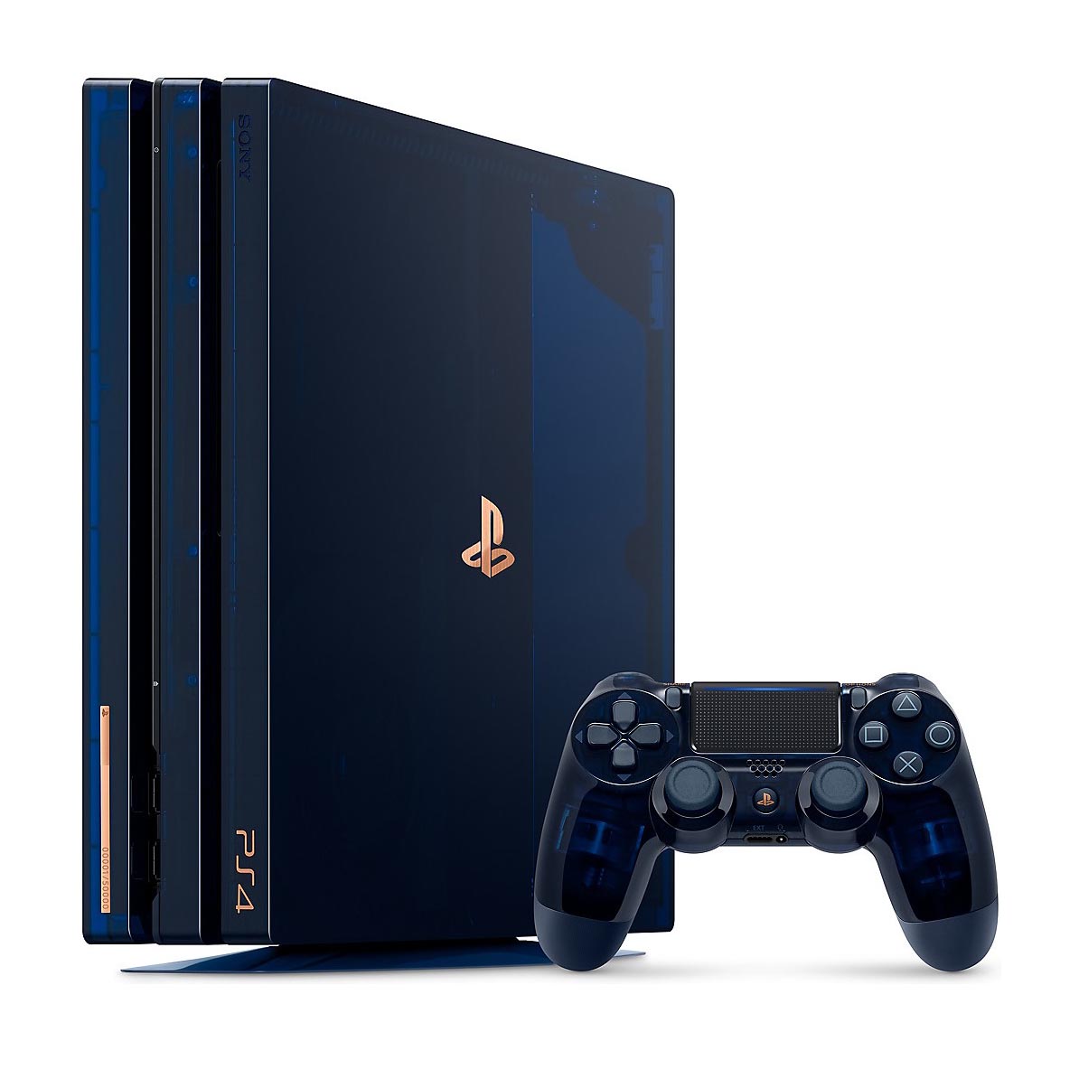 Игровая консоль Sony PlayStation 4 Pro 500 Million Limited Edition, 2 ТБ,  синий – купить с доставкой из-за рубежа через платформу «CDEK.Shopping»