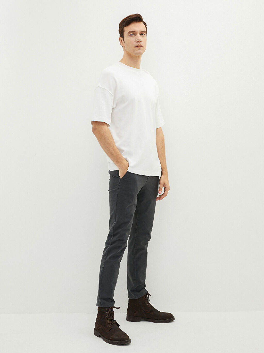 

Мужские брюки чинос Slim Fit из габардина LCWAIKIKI Classic