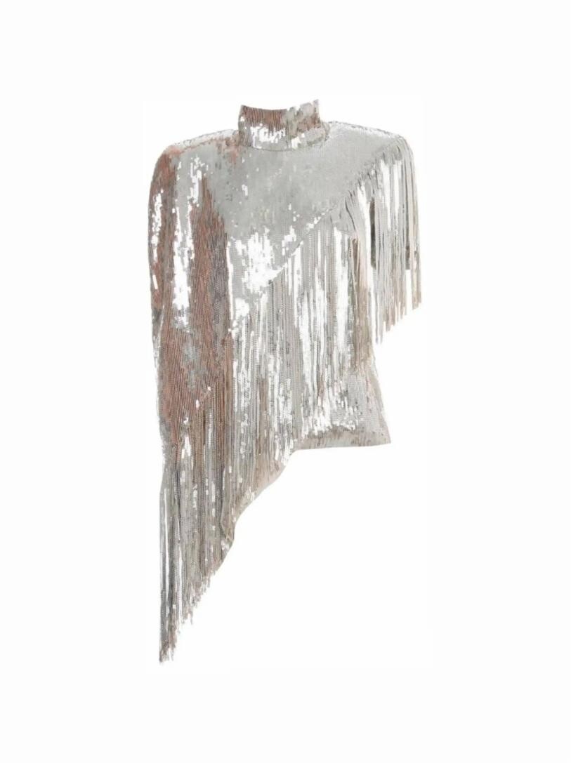 

Топ с пайетками Balmain