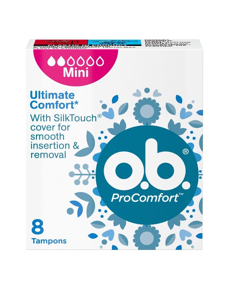 цена O.B. ProComfort Mini гигиенические тампоны, 8 шт.