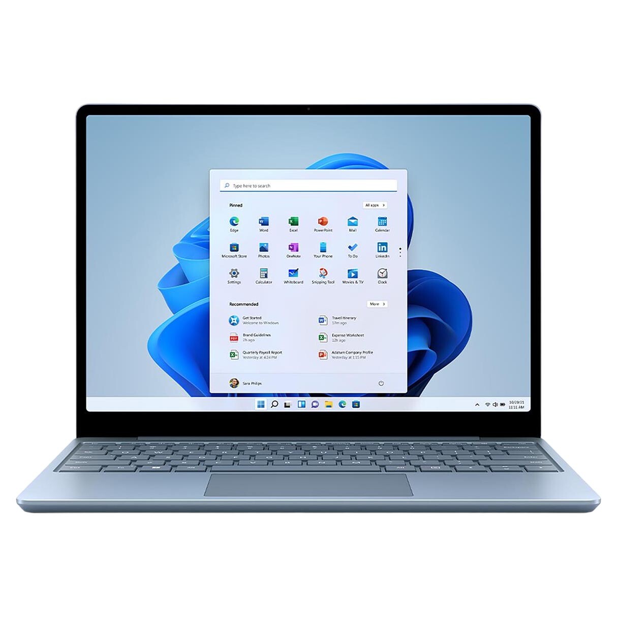 

Ноутбук Microsoft Surface Go 2, 12,4" Сенсорный, 8Гб/128Гб, i5-1135G7, голубой, английская клавиатура