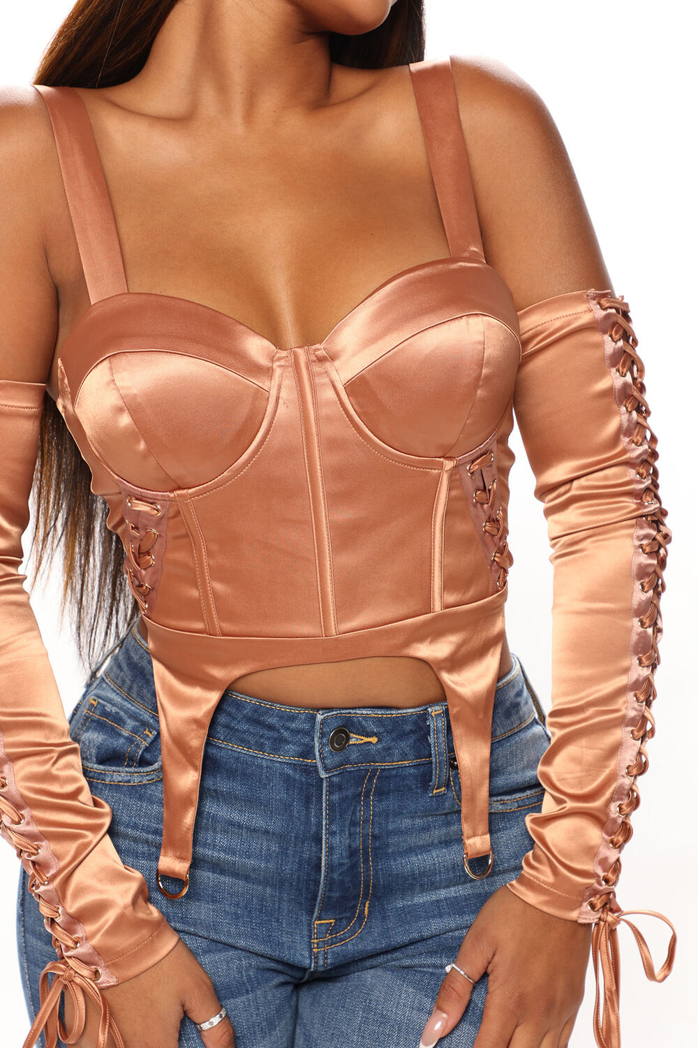 

Корсет Fashion Nova BT6814, коричневый