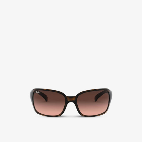

Солнцезащитные очки в квадратной оправе из ацетата RB4068 Ray-Ban, коричневый