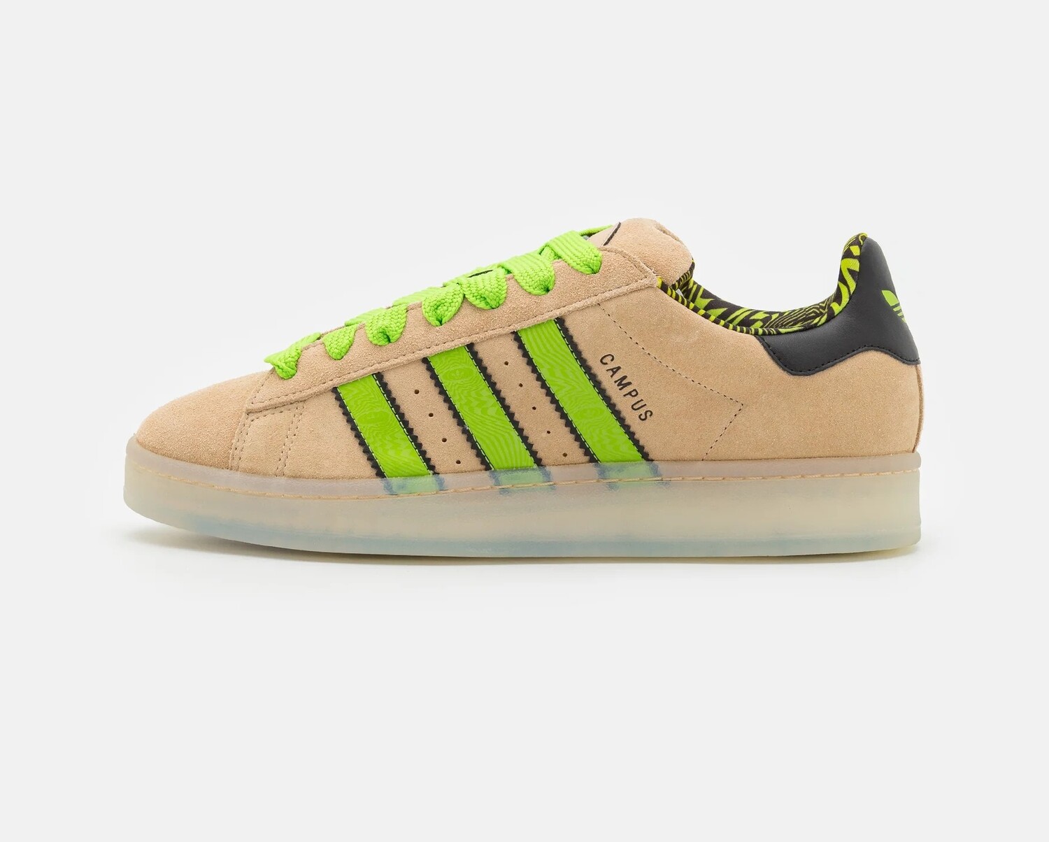 

Кроссовки Adidas Originals Campus 00s Glow In The Dark, бежевый, зеленый