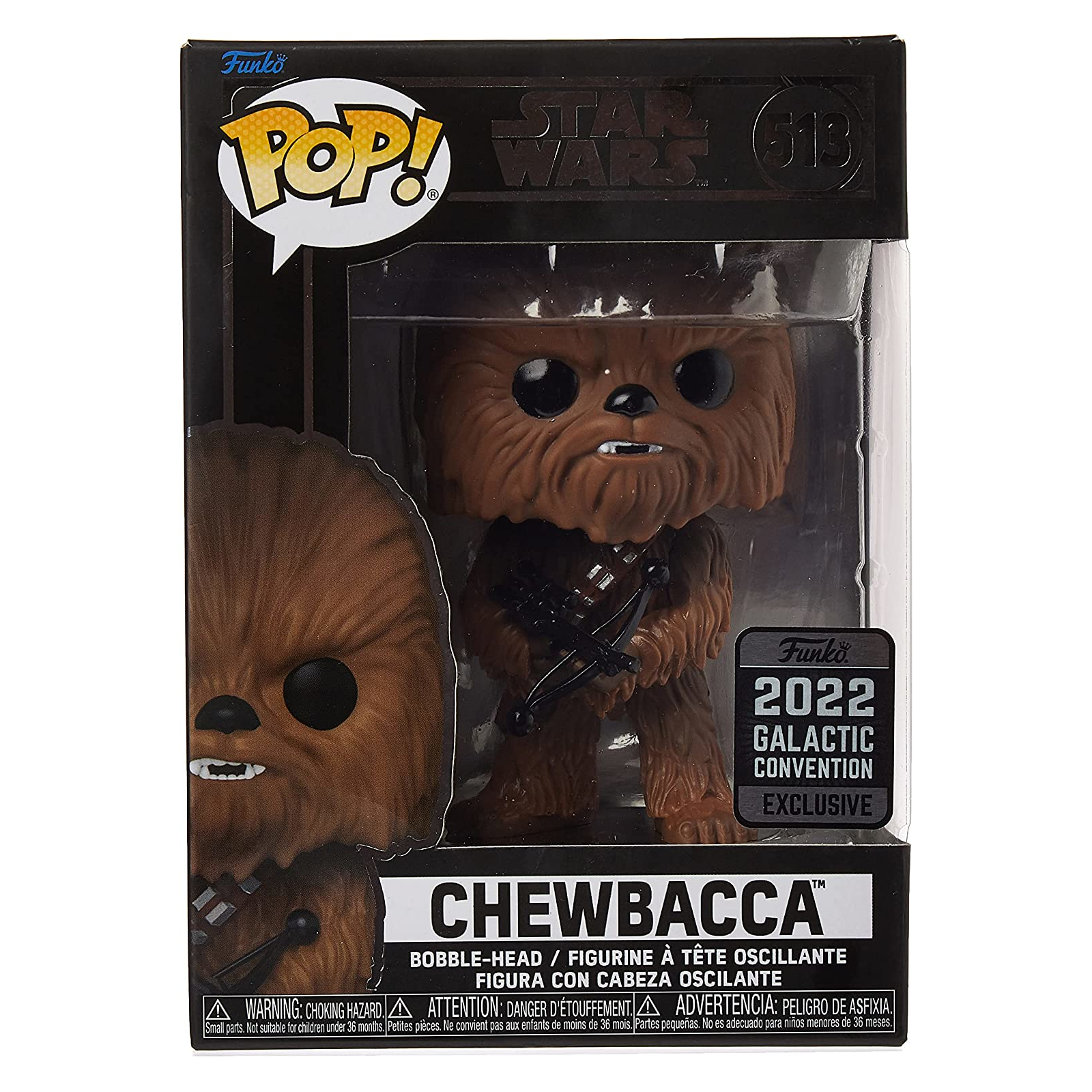 Фигурка Funko Pop! Star Wars Galactic Convention 2022 Exclusive Chewbacca звёздные воины чубакка тянущаяся фигурка