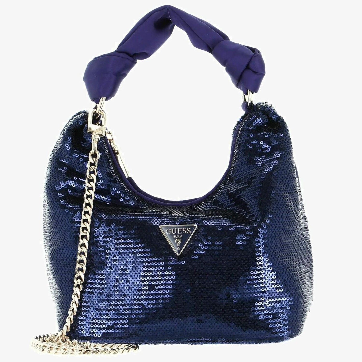 

Сумка Guess Velina Hobo, фиолетовый