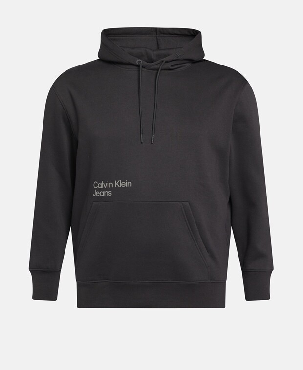 

Худи с капюшоном Calvin Klein Jeans, черный