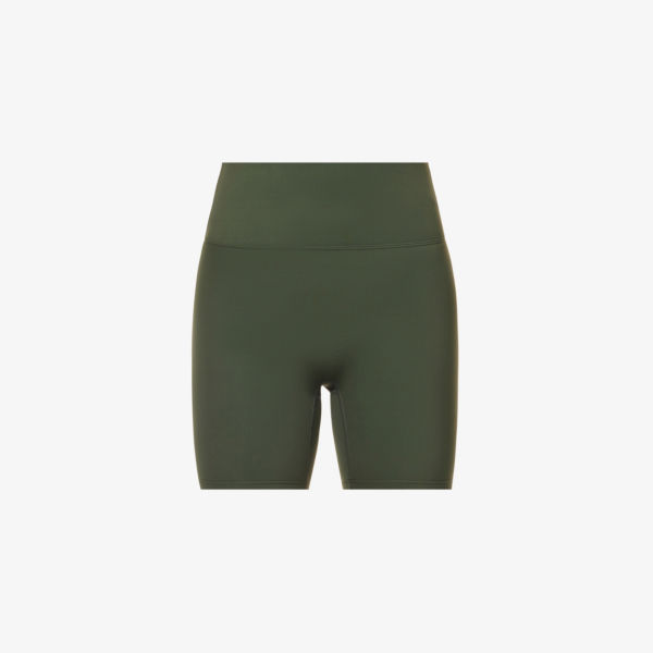 Шикарные шорты из эластичной ткани с высокой посадкой Adanola, зеленый