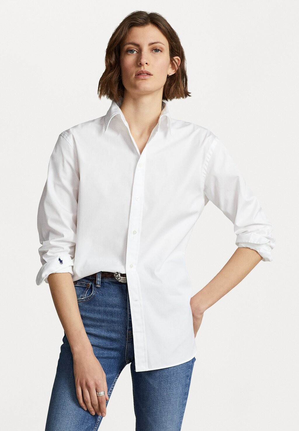 

Блуза на пуговицах Polo Ralph Lauren, белый