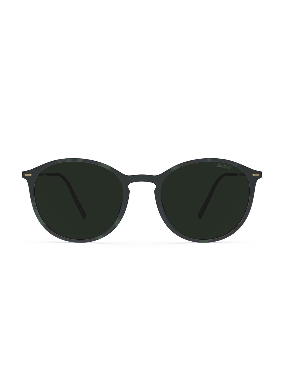

Круглые солнцезащитные очки Sun Lite Fuschl 51MM Silhouette, зеленый