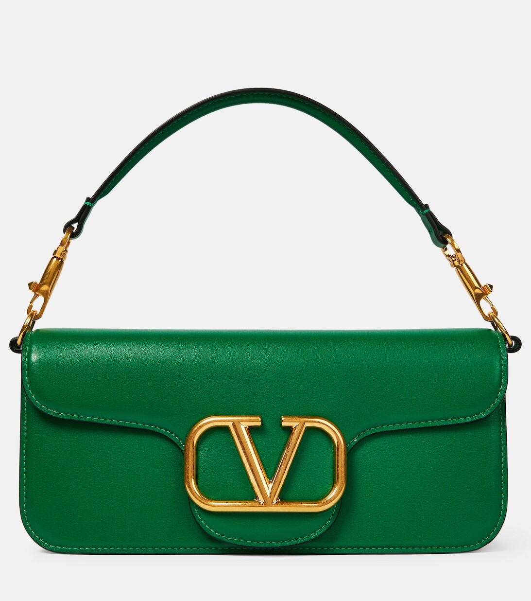 

Сумка через плечо Locò из кожи среднего размера Valentino Garavani, зеленый