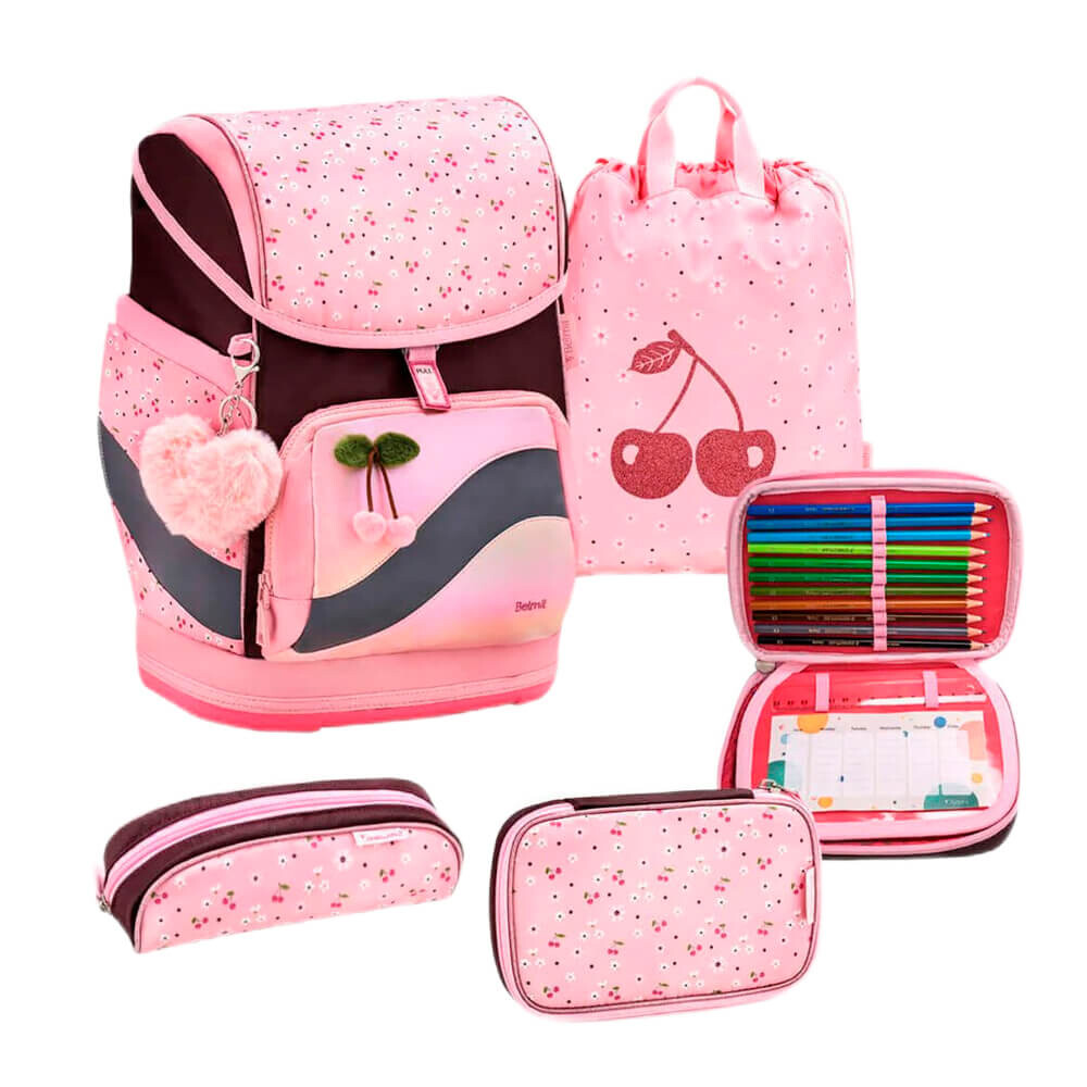 

Школьный ранец Smarty Cherry blossom с наполнением, Belmil