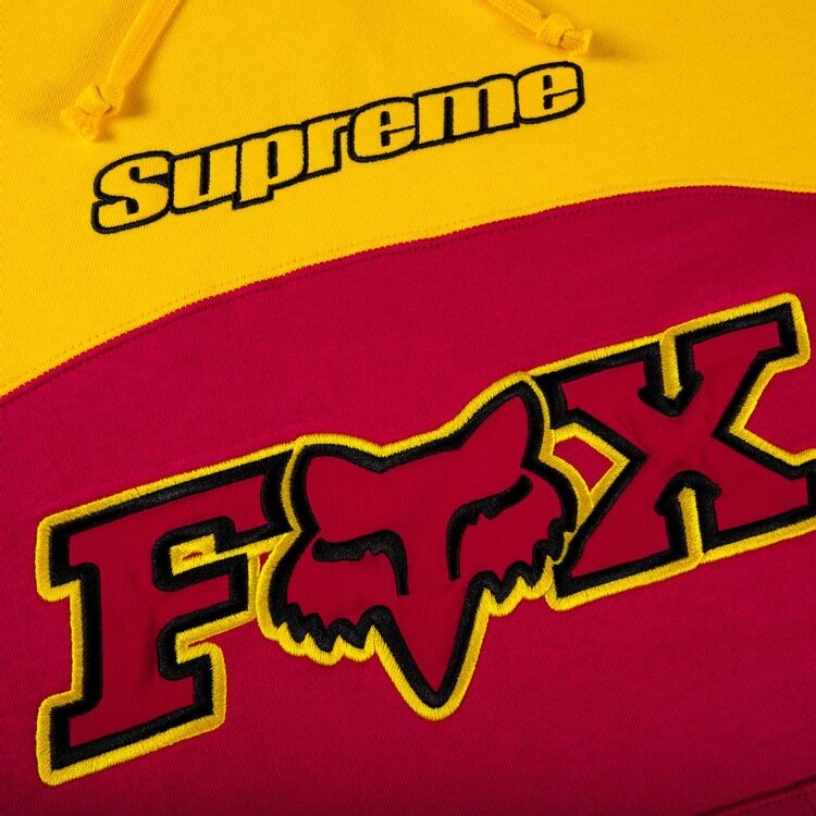 Supreme x Fox Racing Hooded Sweatshirt Pink CDEK.Shopping