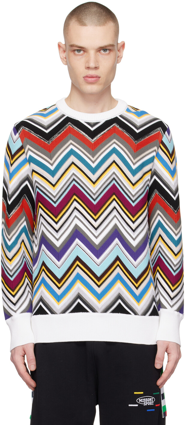 

Разноцветный жаккардовый свитер Missoni