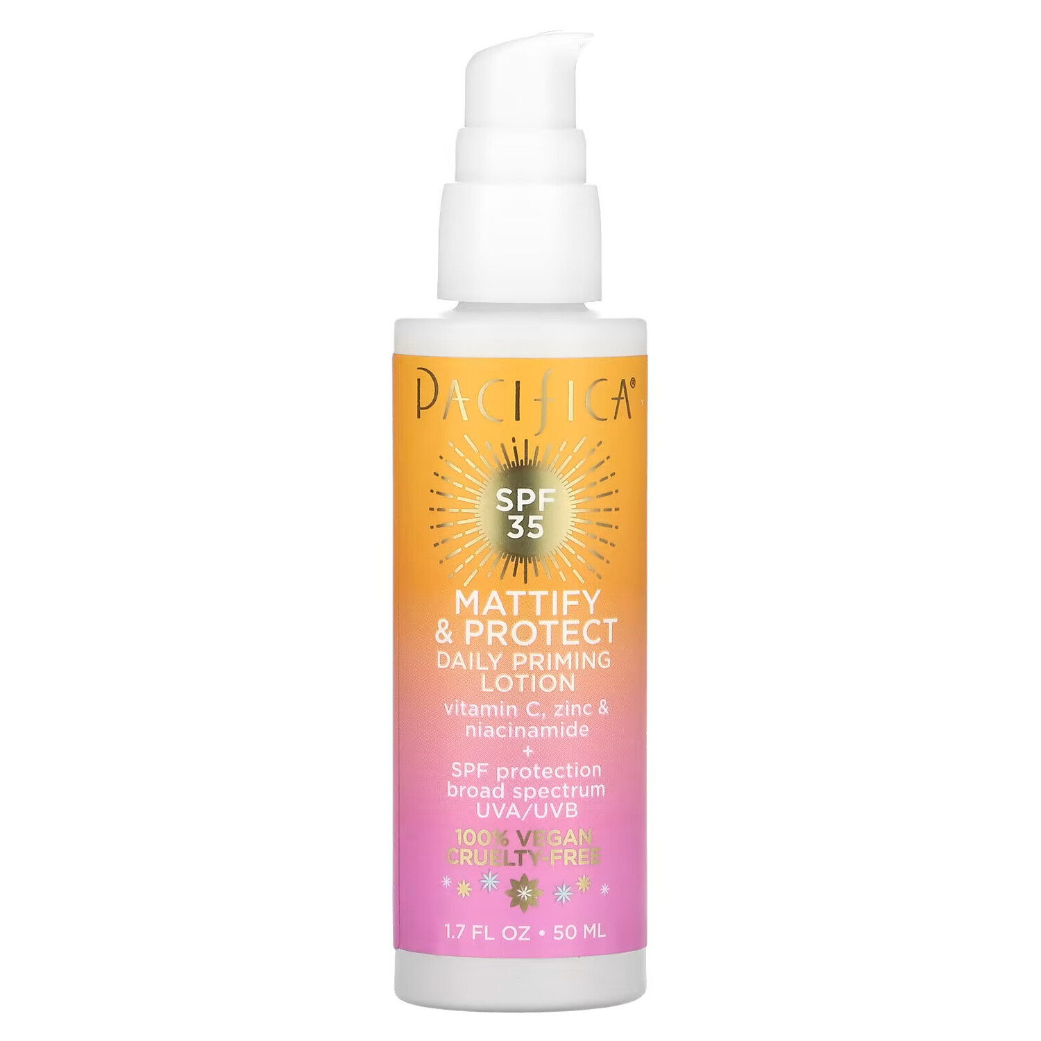 

Увлажняющий лосьон для лица SPF 35 Pacifica Mattify & Protect, 50 мл