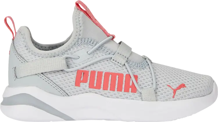 

Кроссовки Puma SoftRide Rift Pop Little Kid Platinum Grey Loveable, серый