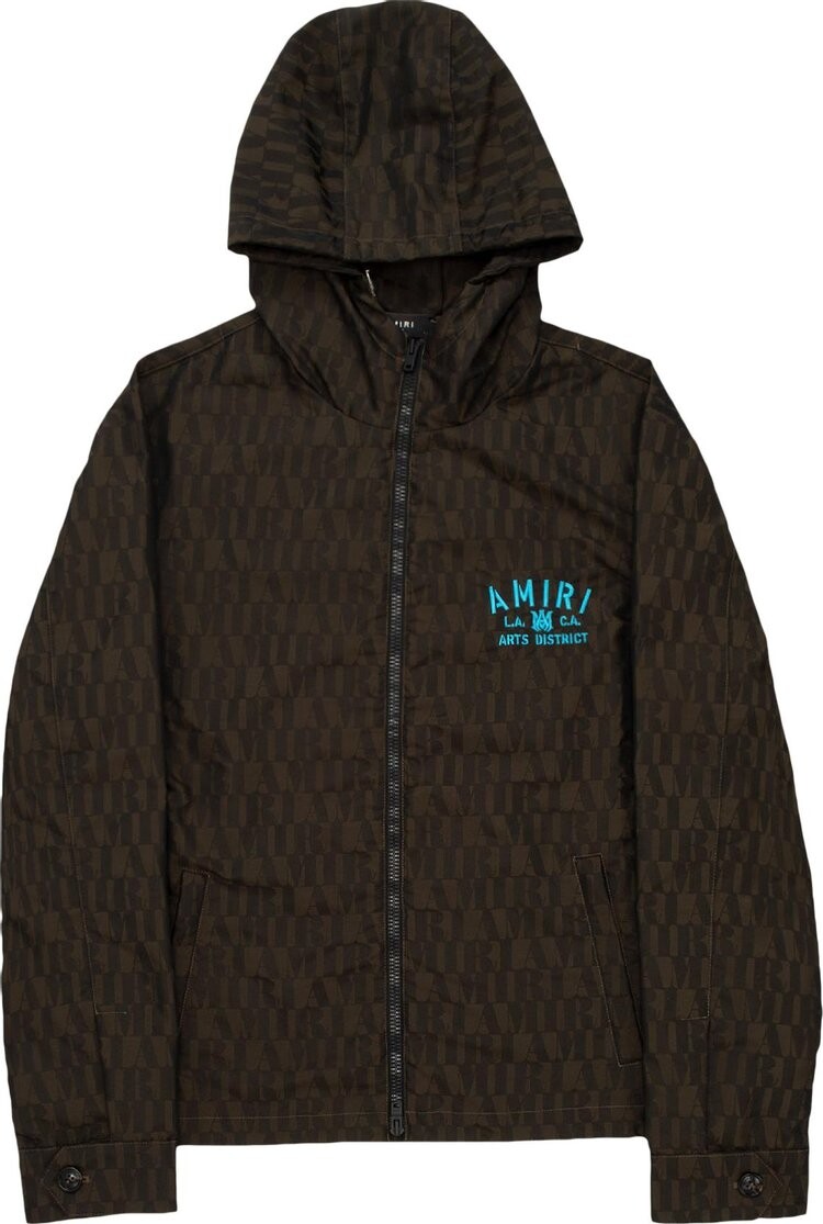 

Куртка Amiri Jacquard Track Jacket 'Black/Loden', черный