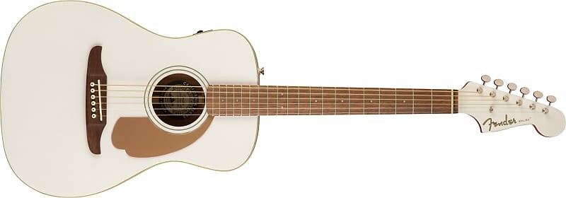 

Fender Malibu Player, накладка на гриф из орехового дерева, арктическое золото
