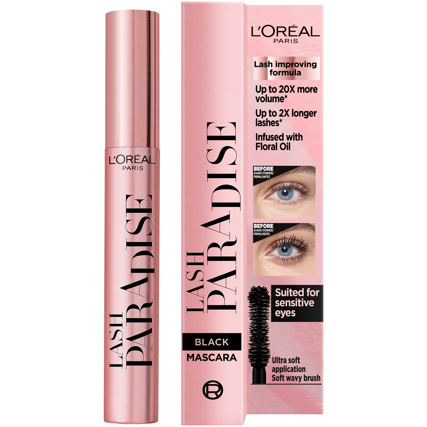 L&apos;Oréal Paris Lash Paradise <b>тушь</b> для ресниц, 6,4 мл купить из-за грани...